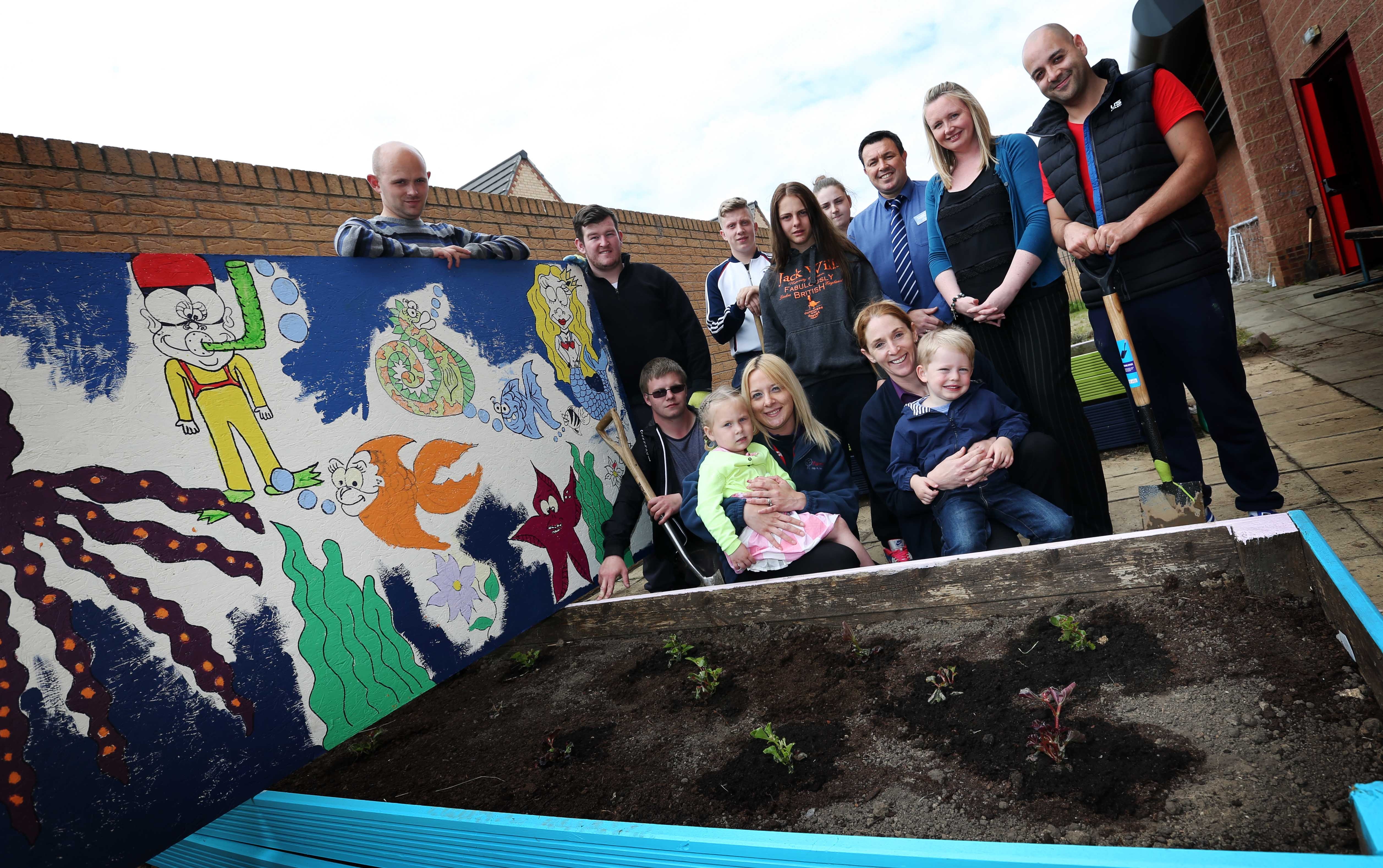 Teamwork gives Teesside children a garden