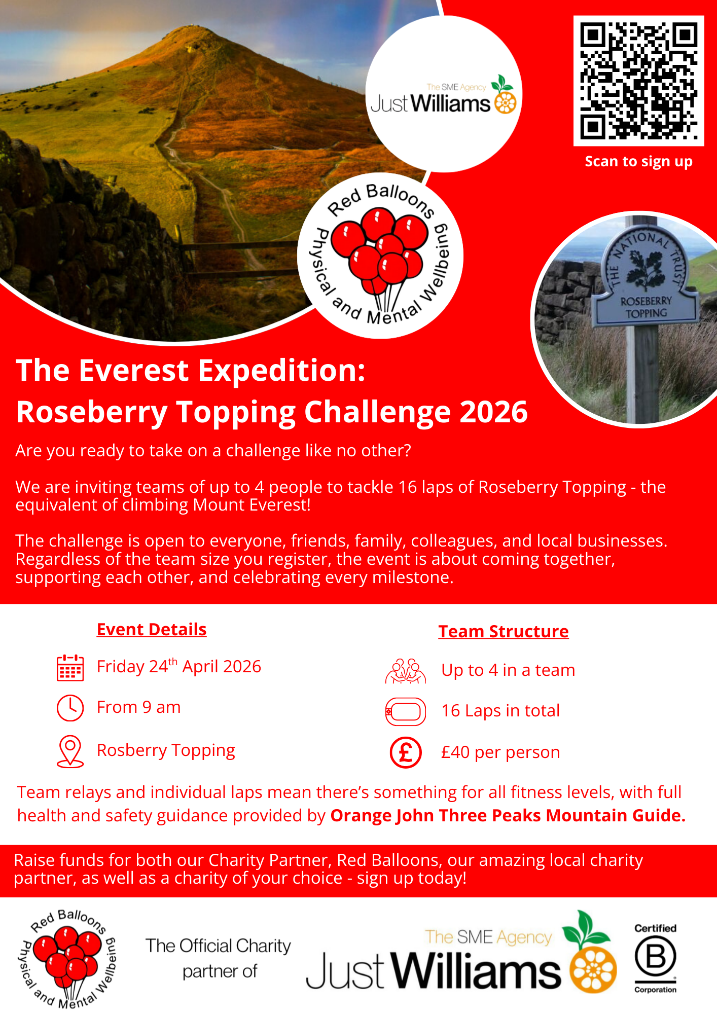 The Everest Expedition: Roseberry Topping Challenge 2026