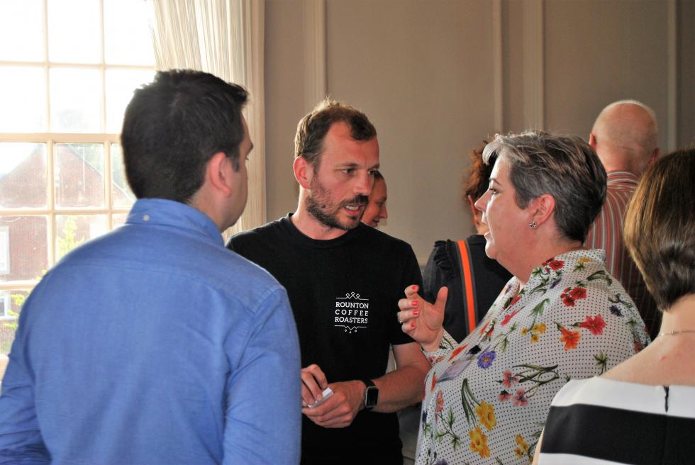 Businesses sample a taste of Bedford Street at TVBC’s event