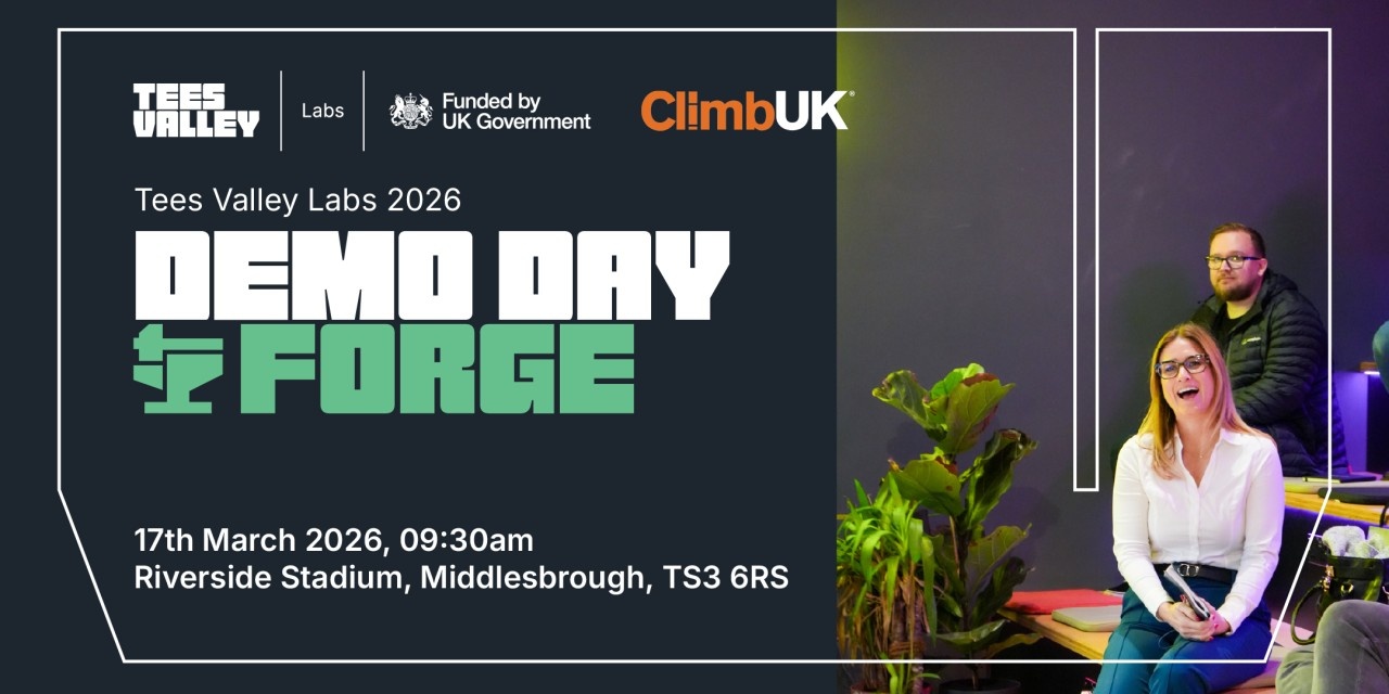 Tees Valley Labs: The Forge Demo Day with ClimbUK